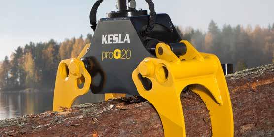 KUORMAIMET LISÄ- JA VALINNAISVARUSTEET Monipuoliset lisävarusteet metsään Kesla varustaa traktorin monikäyttöisillä tehoratkaisuilla.