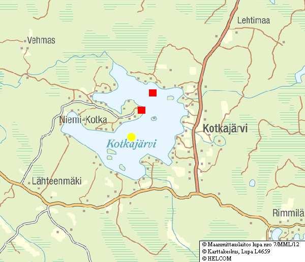 jen tila julkaisussa vuosilta 2011 ja 2012 (Jutila 2013). Tätä selvitystä varten otettiin yksi vesinäyte 20.8.2014 ja tehtiin mittaukset YSI6600-mittarilla.