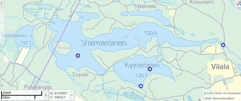 kittu myös 24.8.1998 Kokemäenjoen vesistön vesiensuojeluyhdistyksen toimesta. Kai Granberg on tutkinut Kyynäröjärveä 1960-luvulla.
