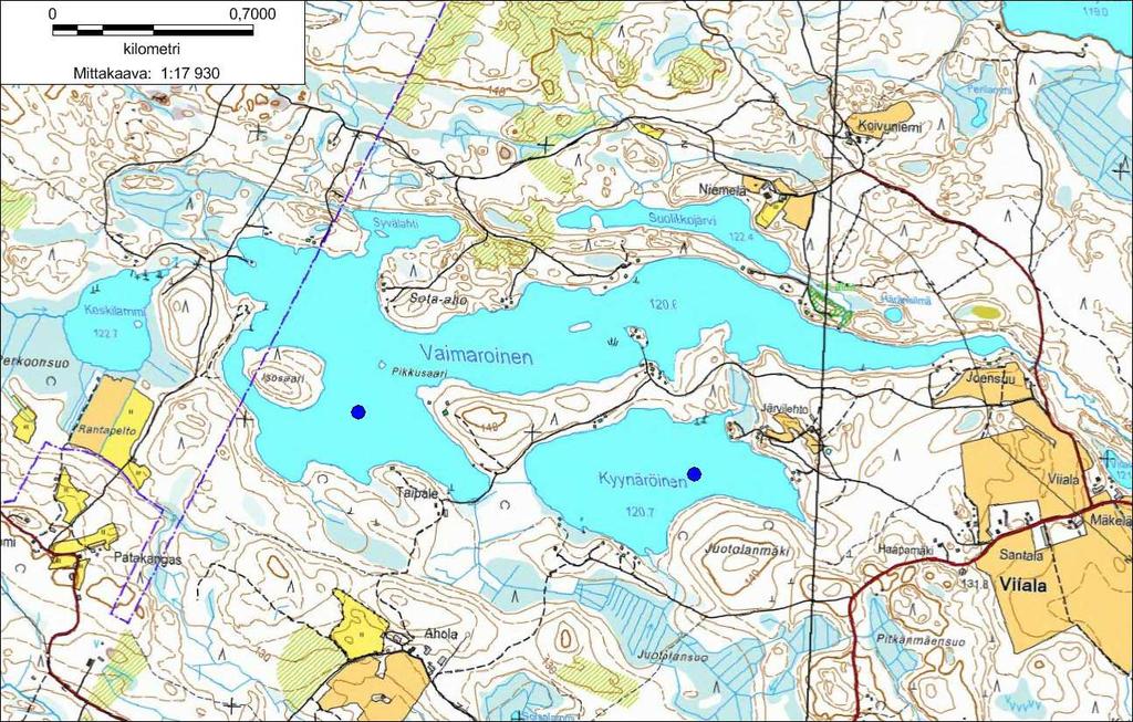 puolella pinnassa (7,7) ja laski juuri ja juuri neutraalin alle. Vielä 1990-luvulla epäiltyä happamoitusmisvaaraa ei näytä olevan myöskään alkaliteetin perusteella, joka oli pintavedessä 0,21 mmol/l.