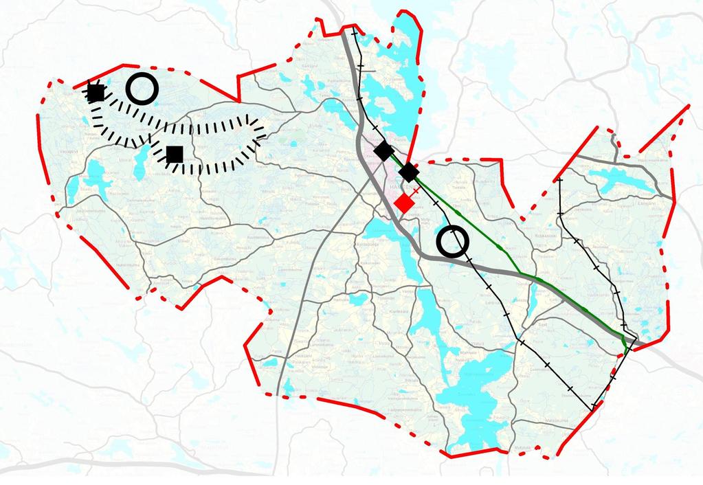 9. Teemakartta f Energia FCG Suunnittelu ja tekniikka Oy 23.4.2015 Voimalinja 400 kv tai 110 kv (Pirkanmaan 1.