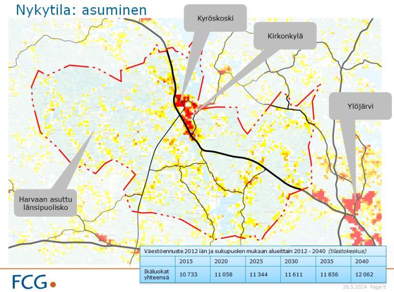 1. Kaavan yleinen kuvaus Lähtötietojen koostaminen Työn aluksi kartoitettiin alueen lähtötietoja (liite 2).