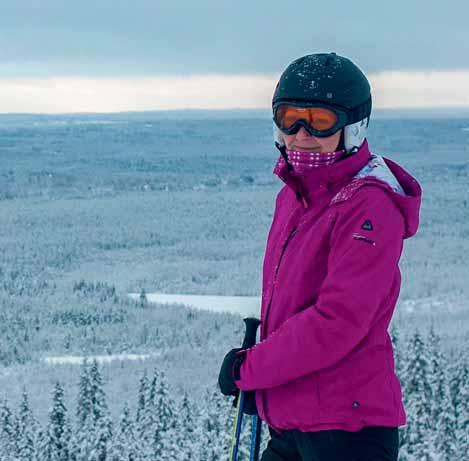 TUNTURIN TUNNELMAA keskellä kaupunkia Ounasvaaran rinteiden määrä on kasvanut jo yli kymmeneen.