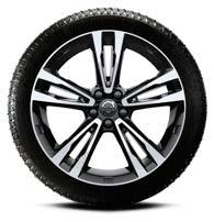 245/35 R21 Nokian, Hakkapeliitta R2 B/F/72 db 31650920 18" 5-Double Spoke Silver -ALUMIINIVANNE 235/55 R18 Continental, IceContact 2 SUV 31664035