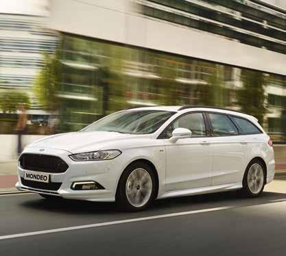 Mondeo ST-Line erottuu viimeistellyillä yksityiskohdillaan ja tarjoaa sekä erinomaisen ajonautinnon että matkustusmukavuuden.