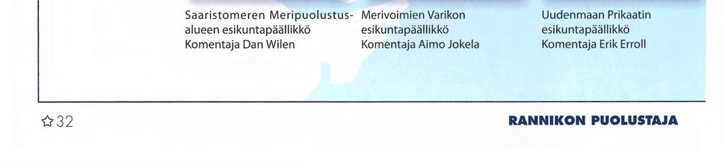 Merivoimien komentaja Vara-amiraali Hans Holmström Merivoimien