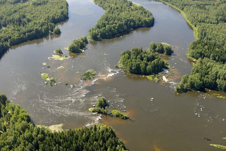 laskureitti Kosket ohittava kantoreitti The canoeing lines of experienced whitewater