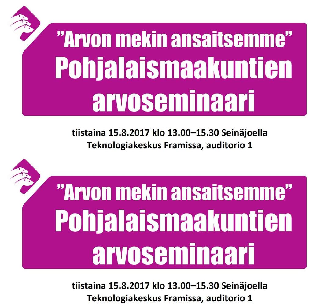 Tarvitaan arvokeskustelua -