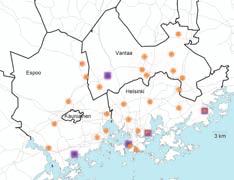 Kaupunkimittausosasto, Helsinki 1/211 14.2 Pistelähteet Energiantuotanto Suurin osa pääkaupunkiseudun energiantuotannon päästöistä tulee voimalaitoksista.