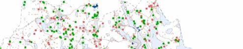 47 Uurainen Laukaa Petäjävesi Jyväskylä Muurame Uusi asuttu ruutu 10 Km Tyhjentynyt ruutu Toivakka Asuttu ruutu 2005 Uutta YKR-taajamaa 2010 YKR-taajamaa 2005 Taustakartta: MML