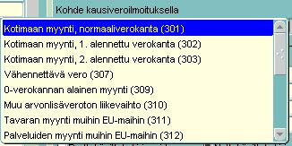 Alv-prosentti Voimassaoleva alv-prosentti. Jakoprosentti Jos kyseinen asiakas on toiminnastaan osittain alv-velvollinen, ilmoitetaan prosentteina miltä osin asiakas on alv-velvollinen.