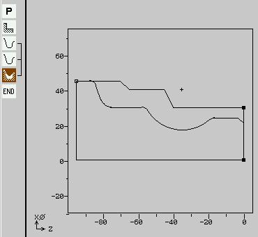 13 01/2008 Esimerkit 13.1 Standardityöstöt 13 Lastuaminen 7. Jäännösmateriaalin poisto Paina toimintopainikkeita Parametrien syöttö: Lastuam. jäänn.