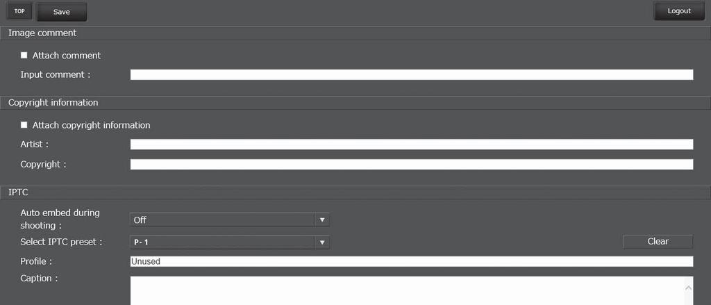 Tekstin muokkausikkuna Tekstin muokkausikkunan, jota käytetään kuvaselitysten ja kameraan tallennettujen tekijänoikeus- ja IPTC-tietojen muokkaamiseen, voi avata valitsemalla Edit text (tekstin