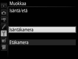 Isäntäkamera Konfiguroi isäntäkamera seuraavasti: Ryhmän nimi Anna korkeintaan 16 merkkiä pitkä nimi ryhmälle (010).