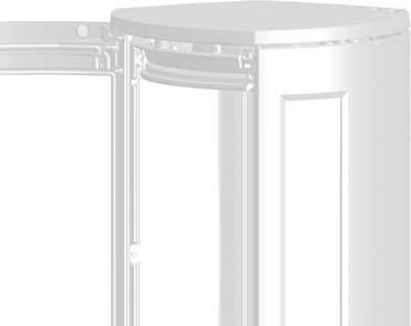 DNSK 7.3 Udskiftning af dørglas og pakninger 7.4 Udskiftning af sideglas og pakning Fig. 36 Fig. 35 J L K I 1. Ved udskiftning af dørglasset løsnes først de nederste 3 skruer (I).