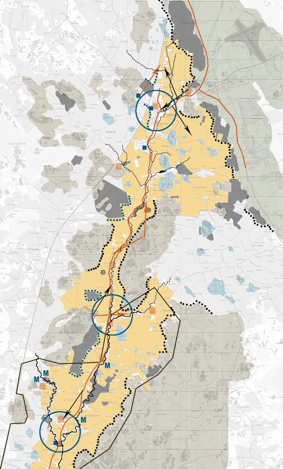 0m 1 km 2 km Oripää Kärilänmäki Oripäänkangas 1:50 000 LUKU 4.