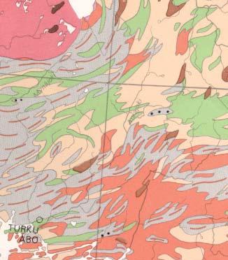 2.2 Topografia 2.3 Kallio- ja maaperä Aurajokilaakson maastorakenne on pienipiirteinen ja lounaiskoillis-suuntautunut.