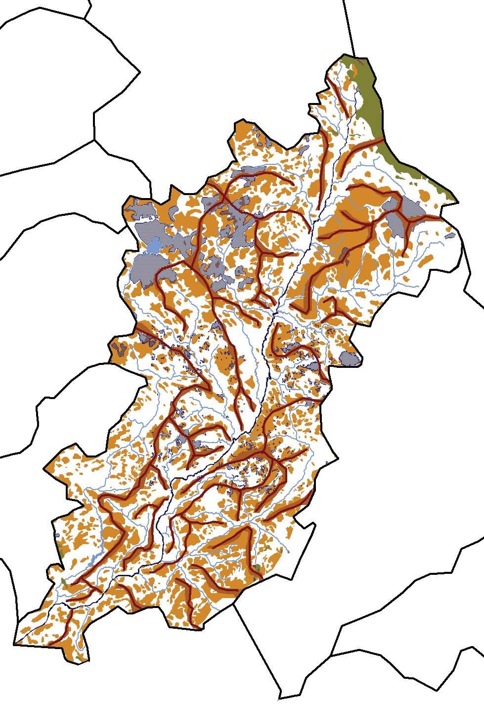 Valuma-alue 1: 250 000 Laajoen valuma-alue Mynäjoen valuma-alue Hirvijoen valuma-alue Eurajoen valuma-alue Järvenoja Järvenojankoski Pöylijoki Kuuskoski Riihikoski Hypöisten koski Koskelankoski