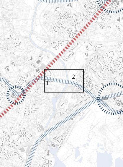 26 Pihlajisto Jokeri 1:n reitin varrelle Vantaanjoen ylityskohtaan muodostuu uusi