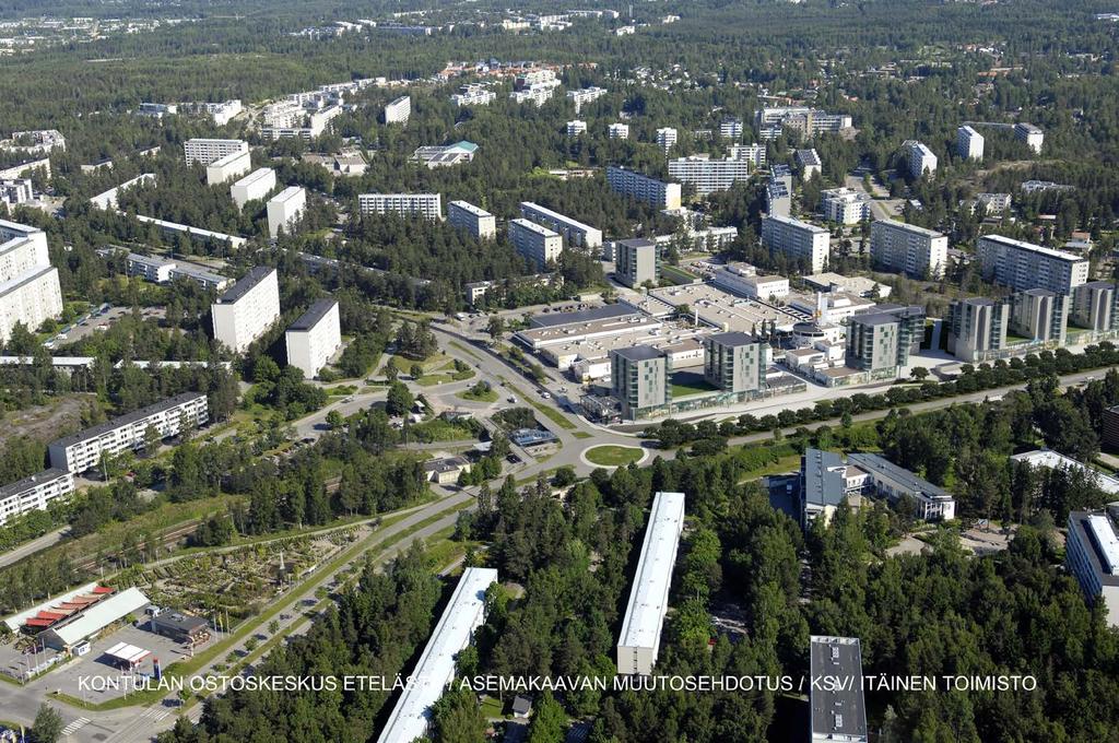 Kivikon kaupunkirakennetta laajennetaan mahdollisuuksien puitteissa länteen 2. Raide-Jokeri 2 linjataan kulkemaan Kontulankaarta pitkin ja täydennetään sen vartta 3.