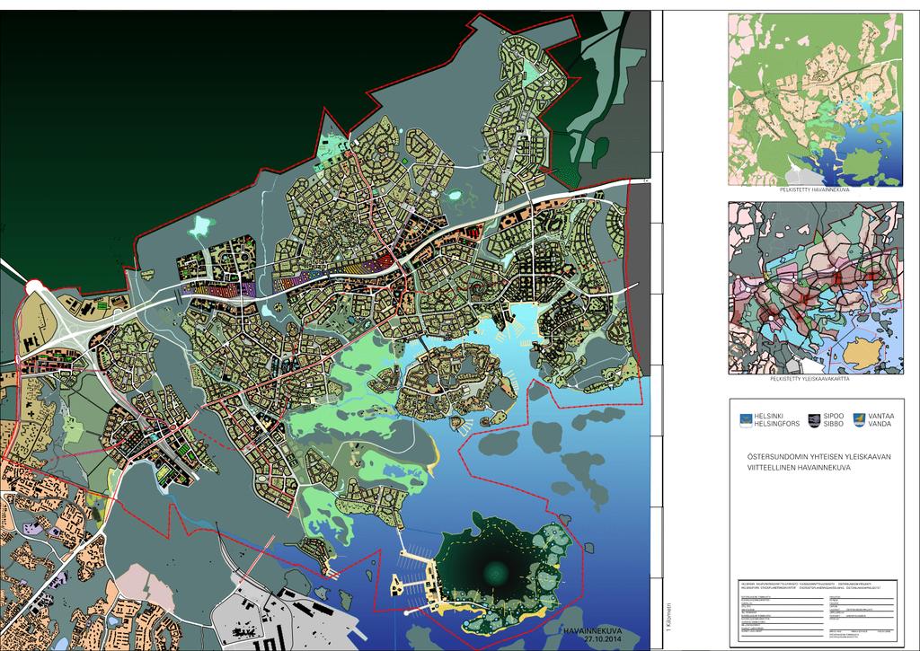Östersundomin yhteistä yleiskaavaa valmistellaan yhteistyössä Sipoon ja Vantaan kanssa.