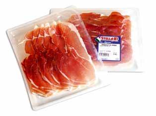 5800g +4/+6 Kypsytetty vähintään 10kk Ilmakuivattu kinkkuviipale Prosciutto Crudo 500g Ainekset: Sianliha,