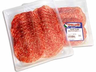 Salami Milano-viipale 500g Ainesosat: sianliha, suola, rypälesokeri, sakkaroosi, ravintokuitu, aromiaineita, pippuri.