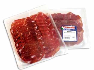 säilöntäaine E252, E250 MC tuotenro 1595 Yksikköpaino 3,45kg 15x230g +4/+6 Bresaola-viipale 500g Naudanliha, suola,