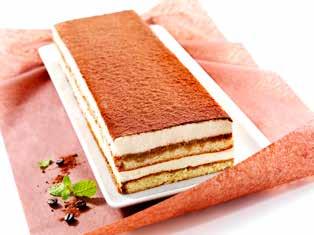 Tiramisu 950g Ainesosat:vesi; sokeri; VEHNÄJAUHO; uudelleenhydratoitu liukoista kahvia; uudelleenhydratoitu rasvaton MAITO; KANANMUNA; glukoosi-fruktoosisiirappi; kasviöljyt (KOOKOS); valkoviini;