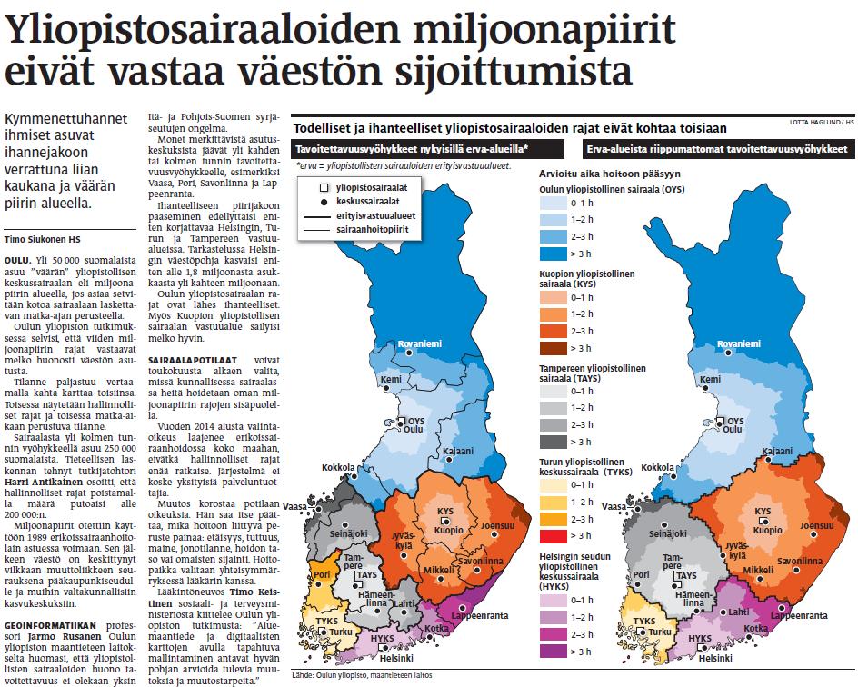 Erikoissairaanhoidon palveluiden