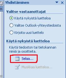 osoitteisto alusta asti samaan tapaan