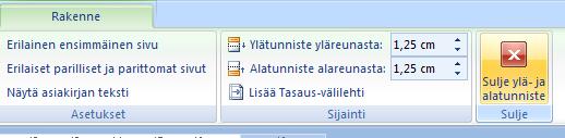 Lopuksi vielä varoitus ja huomautus: Tämä toiminto menee kohtalaisen helposti metsään ja asiakirja sekaisin.