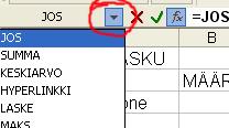 23 Arvo_jos_epätosi -riville haetaan uusi jos-funktio.