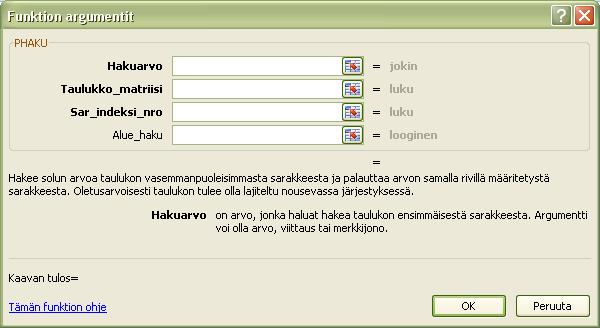 26 Kirjoita ensin taulukko eli nuo nimet ja puhelinnumerot ja myös tuohon alemmaksi otsikot ja vaikka yksi nimi listalta jo valmiiksi (jätä siis tuo solu B15 tyhjäksi): Mene seuraavaksi tuohon soluun