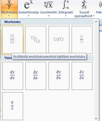 3 Aloitetaan hakemalla ensin tuo osamäärä-kaavamalli.
