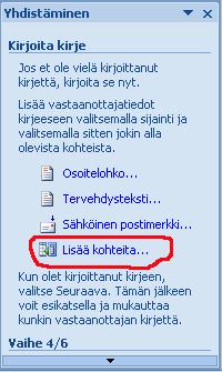 Lisätään tällä kertaa sille varattuun kohtaan tuo etunimikenttä.