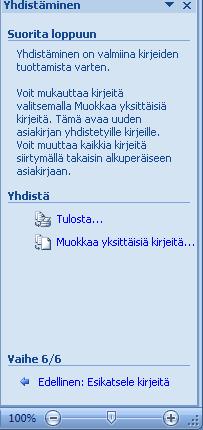 1 Osoitetarrat Aloitetaan osoitetarrojen tekeminen tyhjästä asiakirjasta, eli avataan uusi, tyhjä asiakirja.