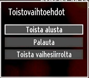 Valitse Yes käyttämällä tai / OK painikkeita välittömän tallennuksen peruuttamiseksi.