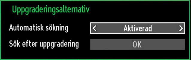 Meny Timeout: Ändrar tidsutlösningens varaktighet för menyskärmar. Avsök kodade kanaler: När denna inställning är JA letar sökningsfunktionen även efter kodade kanaler.