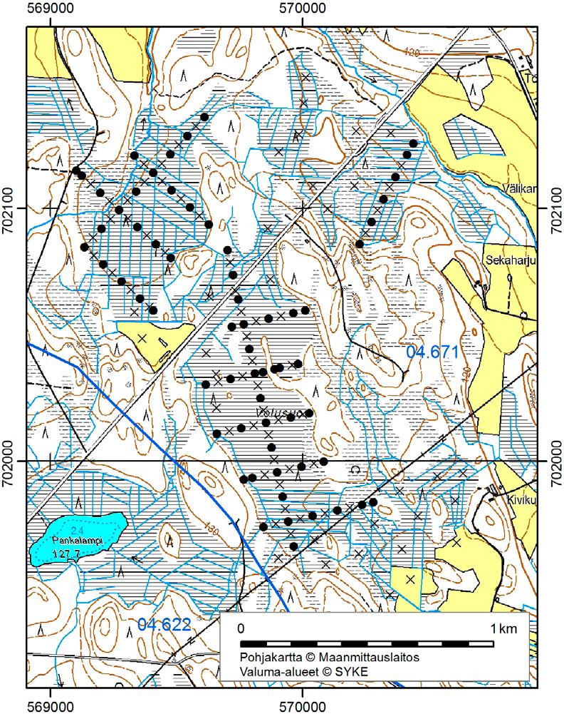 Nilsiässä (Kuopiossa) tutkitut suot ja niiden turvevarat. Osa 2. 19. Volusuo Volusuo (x = 7020,0, y = 5699,7) sijaitsee 20 km linnuntietä Nilsiän keskustasta koilliseen.