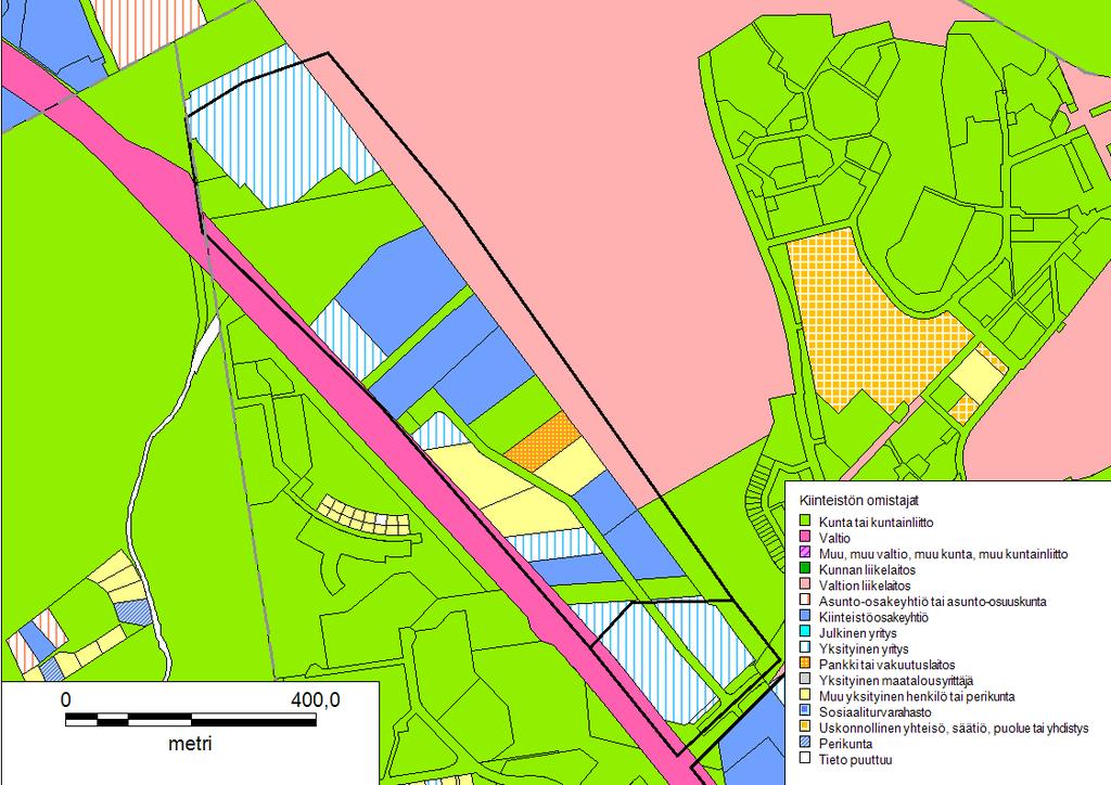 Kiinteistöjen omistus Konala I:n kiinteistöt omistaa Helsingin kaupunki,