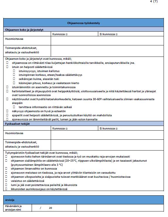 Ergonomics in the arctic a study and checklist