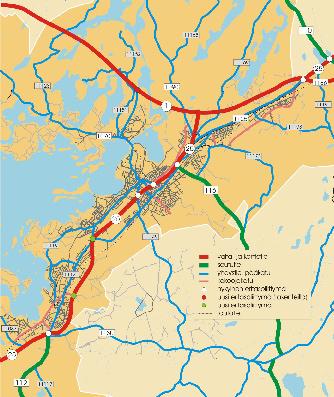 Erikseen tutustuttavissa: Lohjan liikennejärjestelmä- ja liikenneturvallisuussuunnitelma, 2007 Lohjan kaupunki, Pendelöinti alueittain 8.12.