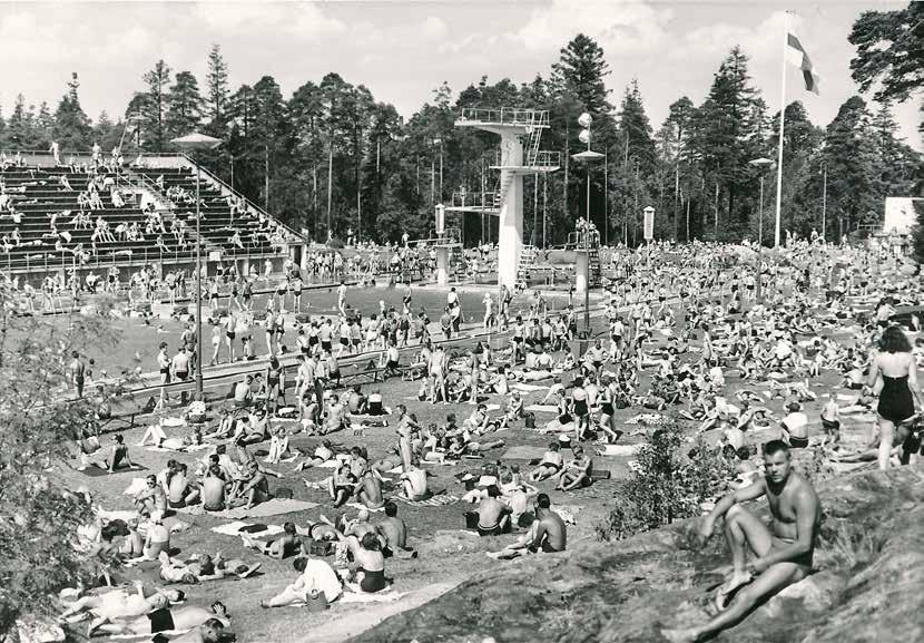 sisääntuloalueen suunnitelman seuraavana vuonna 1948 (kuva 89). Schalin teki suunnitelmaan ilmeisesti paikan päällä vielä joitakin muutoksia.