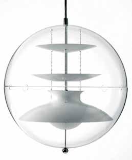 VP GLOBE - VP PANTO VP GLOBE GLASS Akryyli - opaali lasiset heijastimet Verner Panton