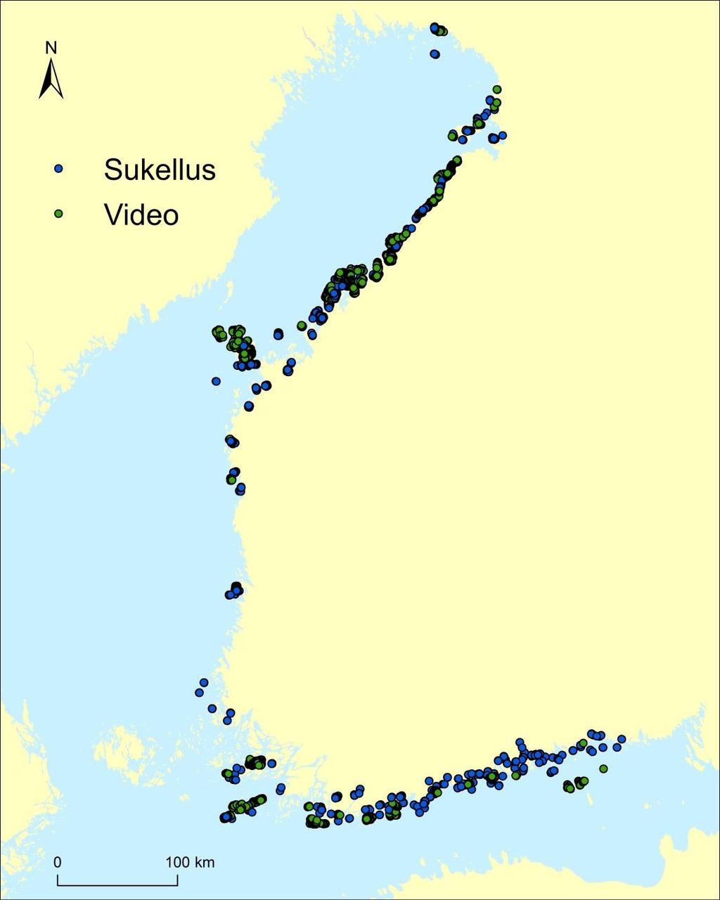 2.3 Biologiset maastokartoitukset 2.3.1 Vesikasvien, makrolevien ja pohjaeliöstön kartoitukset VELMUn 1.