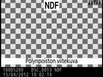 3 Hanki pölynpoiston viitetiedot. Paina laukaisin pohjaan hankkiaksesi pölynpoiston viitetiedot. Näyttö sammuu, kun laukaisinta painetaan.