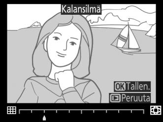 Kalansilmä G-painike N muokkausvalikko Luo kopioita, jotka näyttävät kalansilmäobjektiivilla otetuilta.