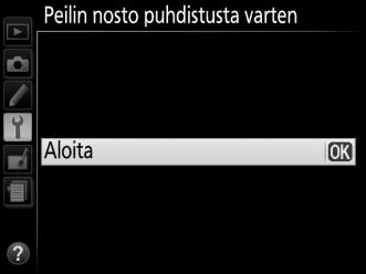 Puhdistaminen käsin Jos epäpuhtaudet eivät lähde alipäästösuotimesta asetusvalikon vaihtoehdolla Puhdista kuvakenno (0 214), suotimen voi puhdistaa käsin alla olevien ohjeiden mukaan.