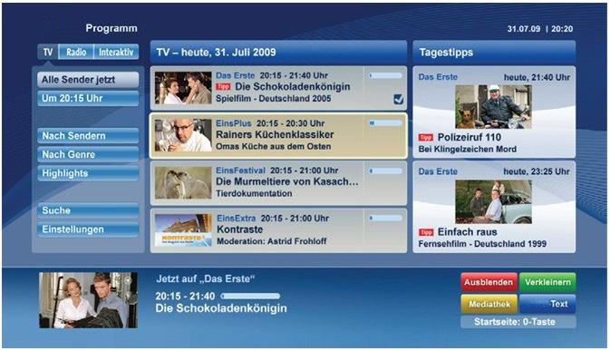 HbbTV:n kautta toimitetut palvelut sisältävät perinteiset TV-lähetykset, tilauspalvelut, video-on-demand, EPG, interaktiivisen mainonnan, mukauttamisen, äänestyksen, pelit, sosiaaliset verkostot, ja